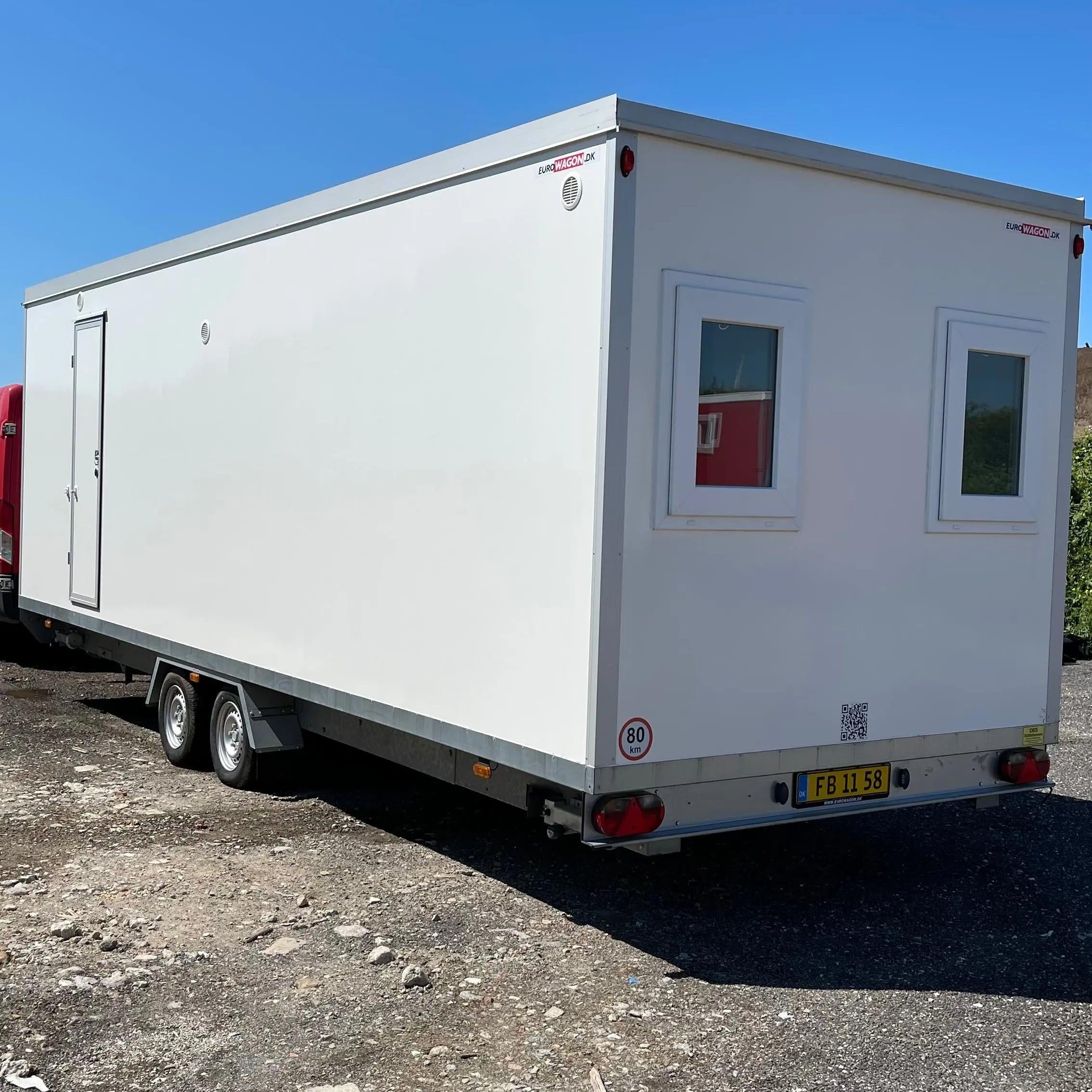 Beboelsesvogn 3 personers - Eurowagon Årgang 2022 Type 3 x 33 - 73-Køb brugte letvogne og skurvogne hos Letvogne.dk – Stort udvalg og hurtig levering