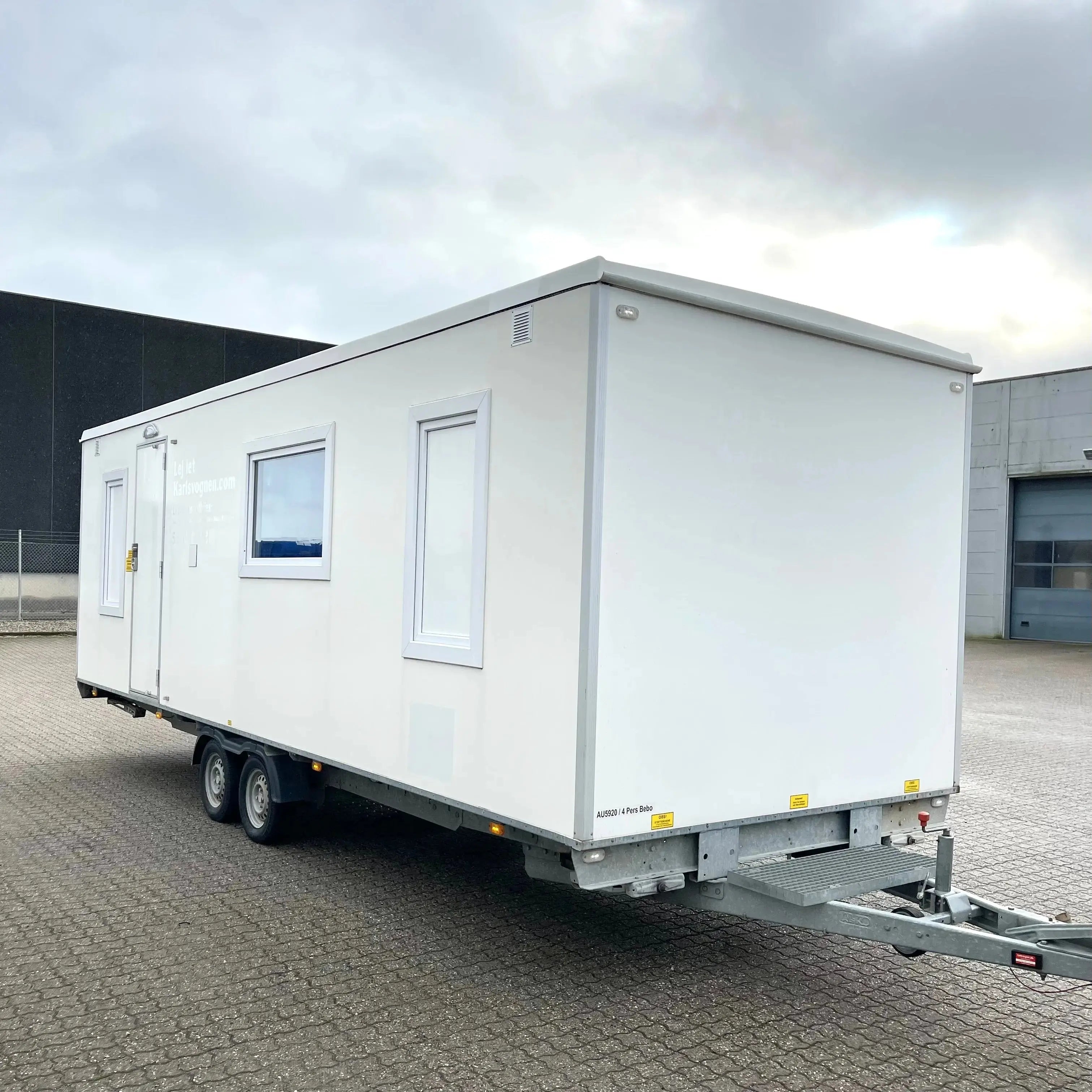Beboelsesvogn 4 personers - Scanvogn Type 730-Køb brugte letvogne og skurvogne hos Letvogne.dk – Stort udvalg og hurtig levering