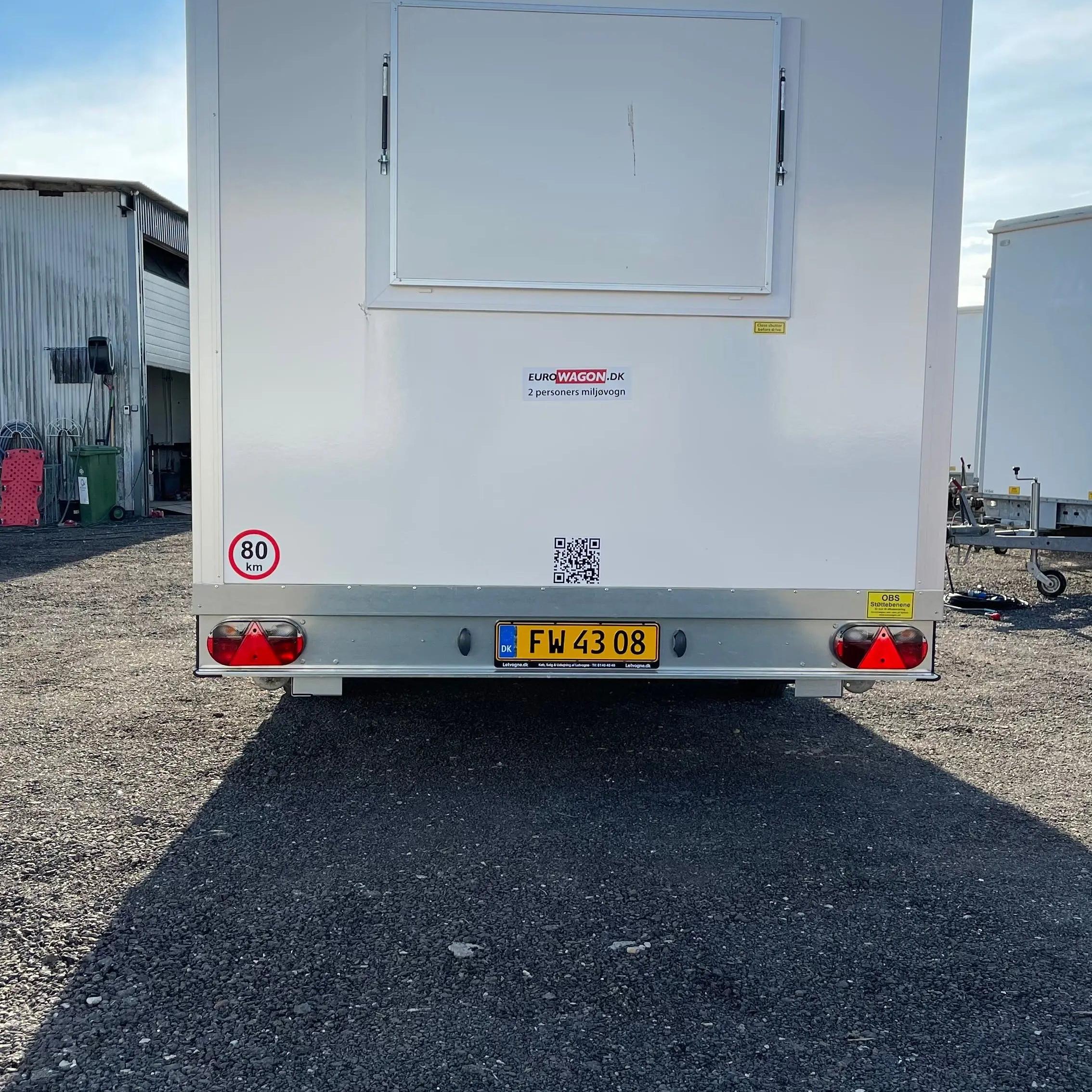Miljøvogn 2 personers - Eurowagon Årgang 2025-Køb brugte letvogne og skurvogne hos Letvogne.dk – Stort udvalg og hurtig levering
