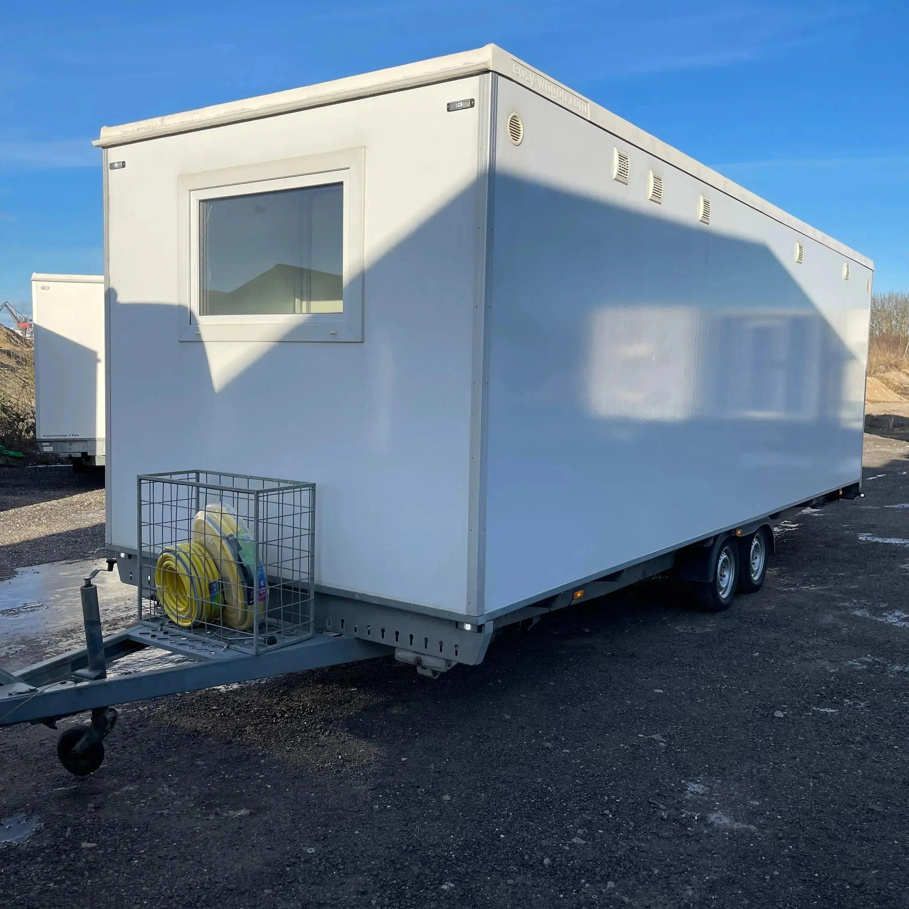 Beboelsesvogn 2 personers - Easywagon Type 730-Køb brugte letvogne og skurvogne hos Letvogne.dk – Stort udvalg og hurtig levering