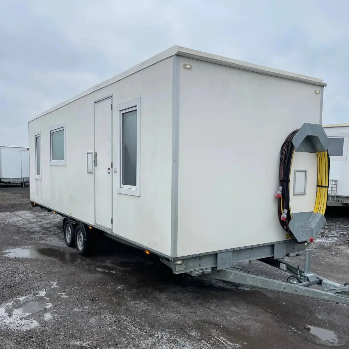 Beboelsesvogn 4 personers - Scanvogn Type 730-Køb brugte letvogne og skurvogne hos Letvogne.dk – Stort udvalg og hurtig levering