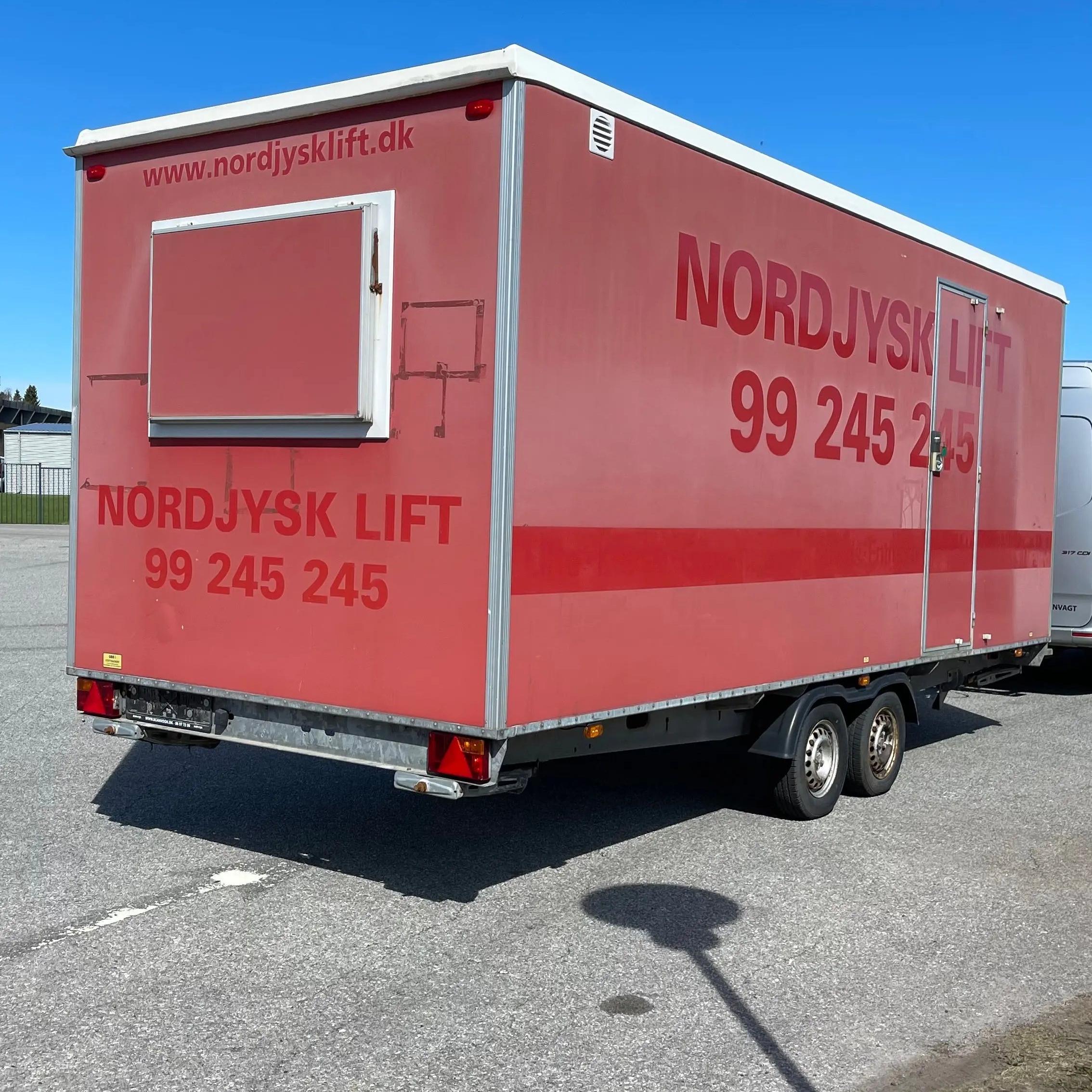 Køkkenvogn 1-rums - personers Scanvogn-Køb brugte letvogne og skurvogne hos Letvogne.dk – Stort udvalg og hurtig levering