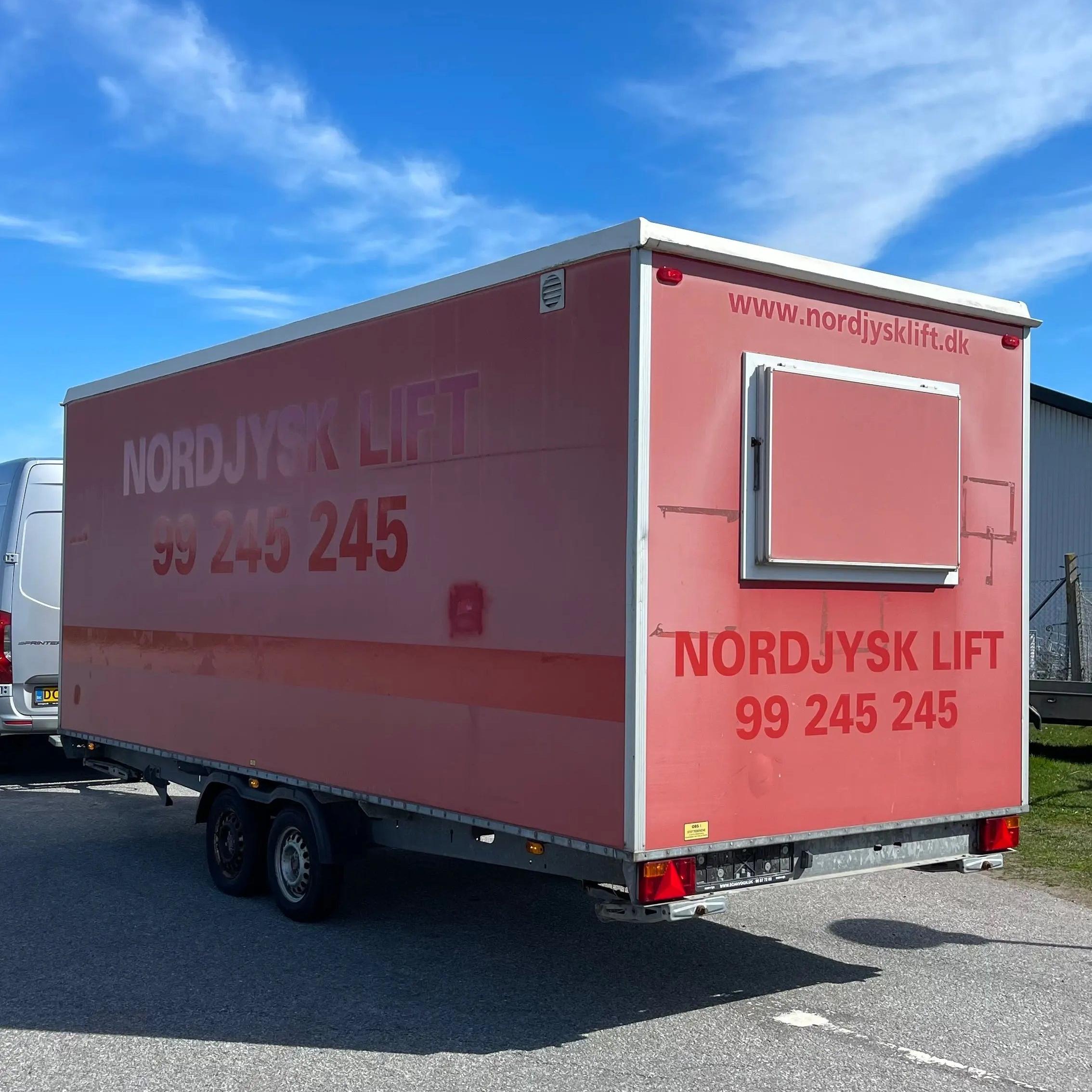 Køkkenvogn 1-rums - personers Scanvogn-Køb brugte letvogne og skurvogne hos Letvogne.dk – Stort udvalg og hurtig levering