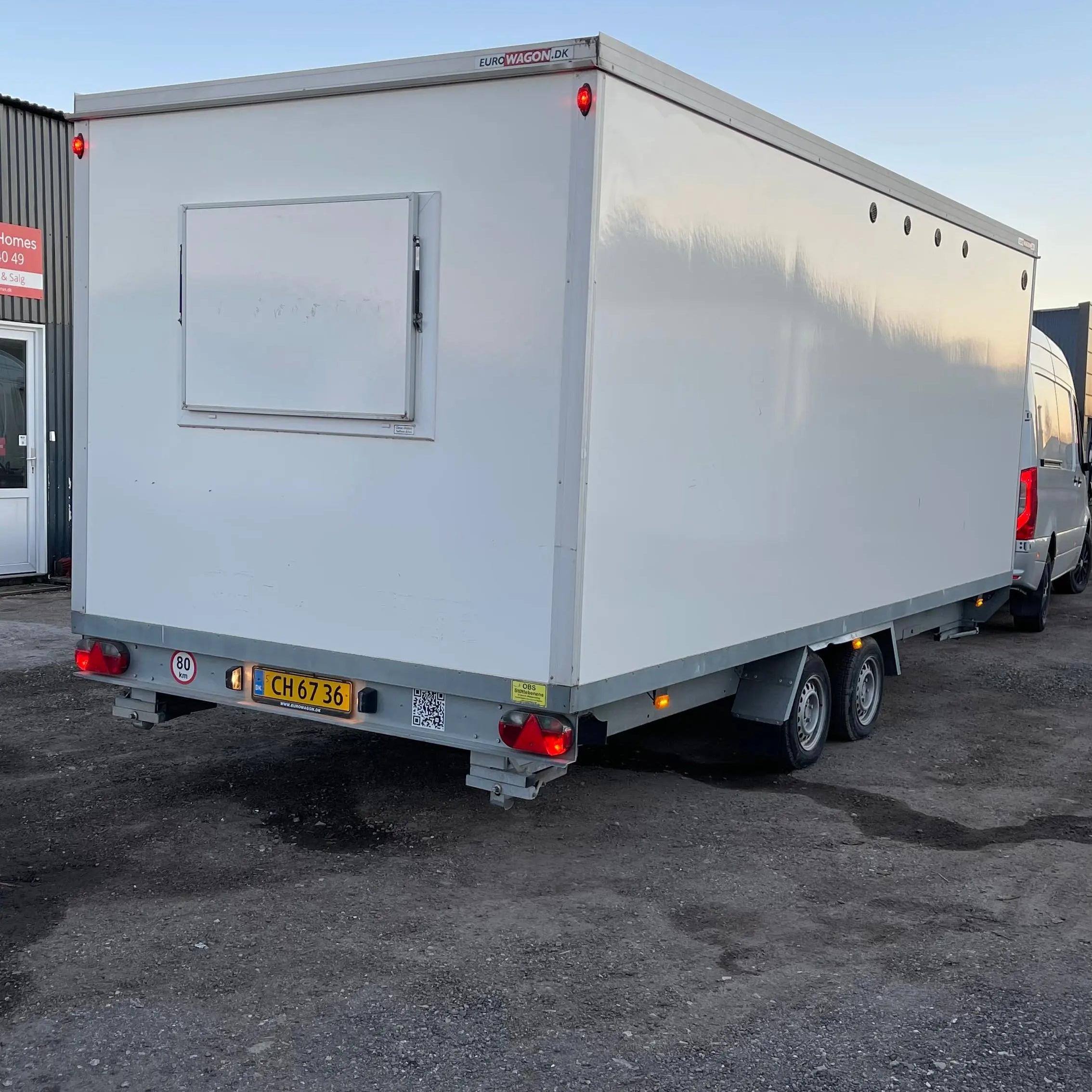 Mandskabsvogn 4 - personers Eurowagon-Køb brugte letvogne og skurvogne hos Letvogne.dk – Stort udvalg og hurtig levering