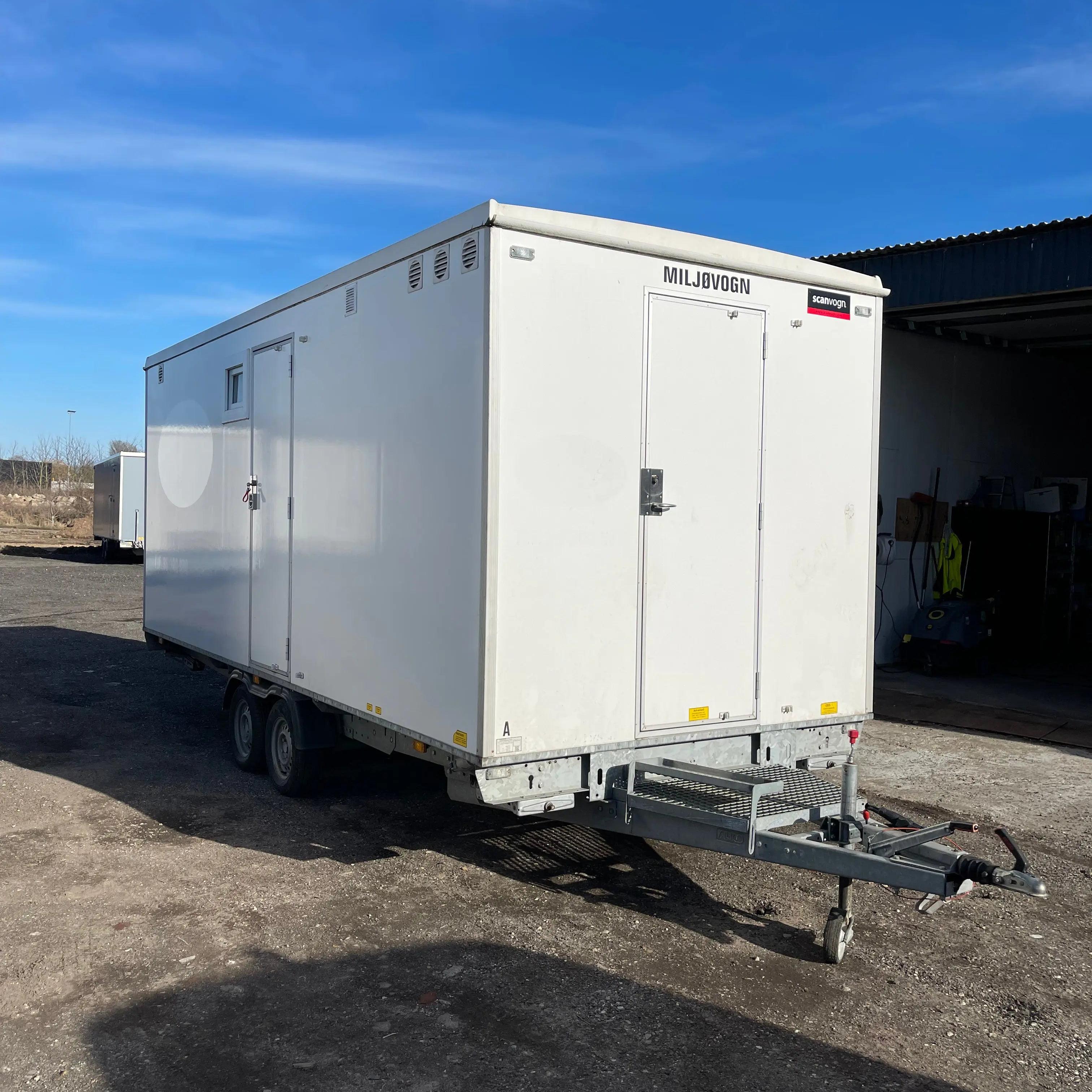 Miljøvogn 3 personers m. Kværn - Scanvogn-Køb brugte letvogne og skurvogne hos Letvogne.dk – Stort udvalg og hurtig levering